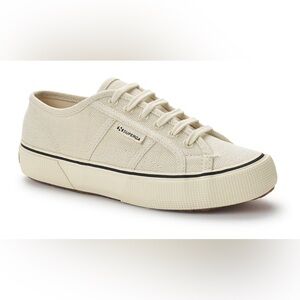 Superega - NWT Cream Canvas Sneakers - Women's 8.5